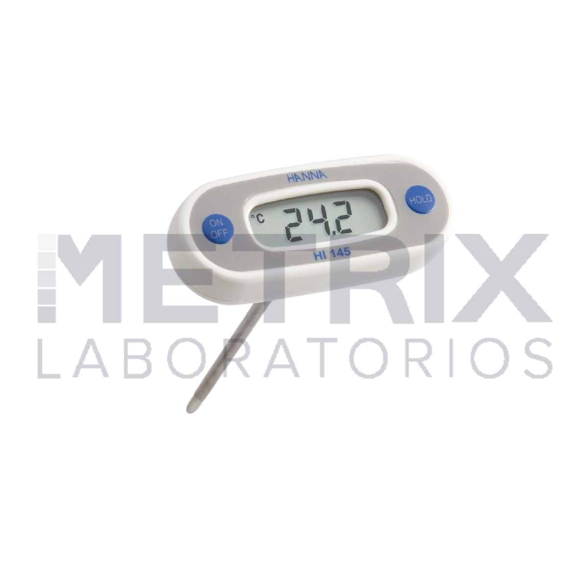 Termómetro de bolsillo con sonda de acero