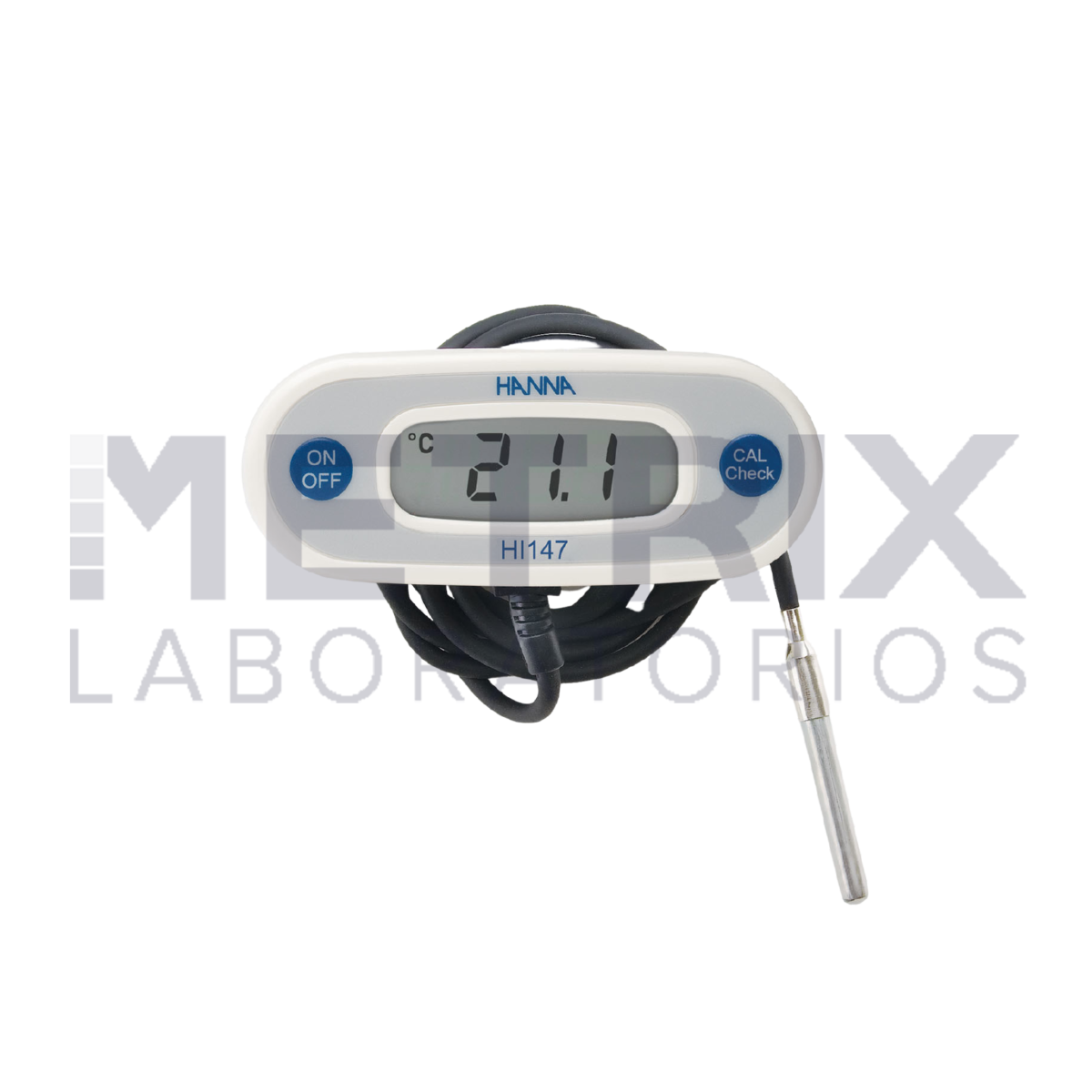 Termómetro con sensor remoto