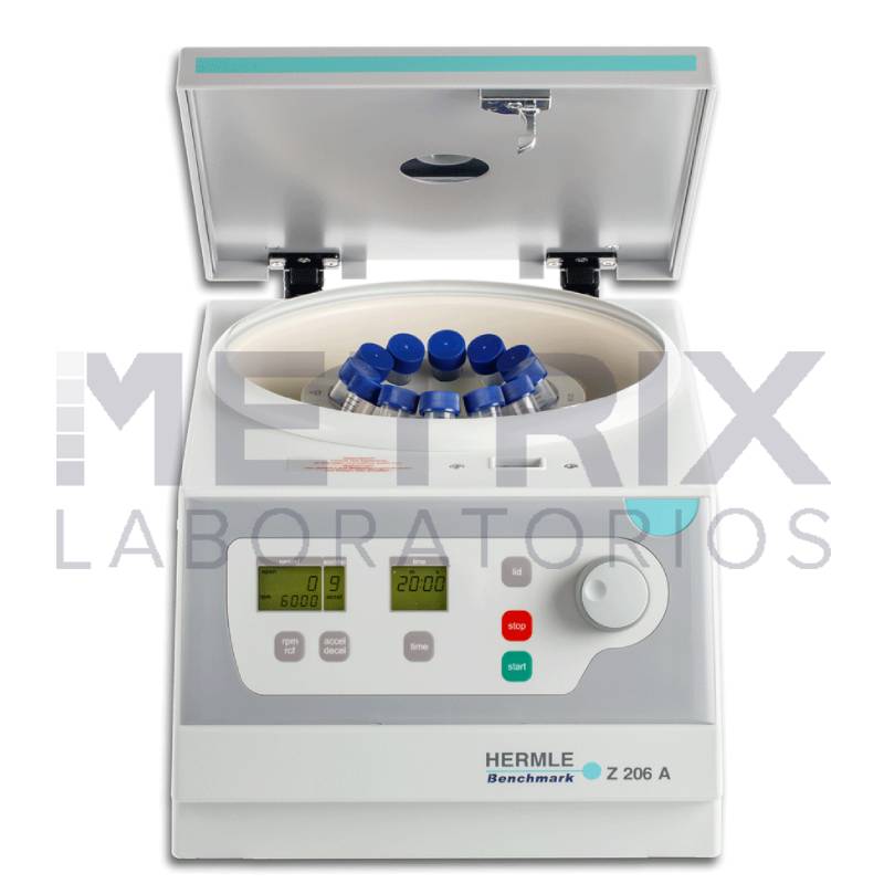 Proyecto nuevo (1) centrífuga Hermle Z206-A centrífuga compacta de laboratorio centrífuga clínica para sangre centrífuga para plasma PPP equipo de laboratorio Hermle centrífuga de mesa centrífuga para biología molecular centrífuga para laboratorio farmacéutico centrifugación de muestras biológicas centrífuga hasta 50 mL
