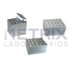 Volumen nominal del tubo. Diámetro exterior real. Forma cilíndrica o cónica del recipiente. Número de muestras por ciclo. Modelo del baño seco. Número de posiciones disponibles. Temperatura del procedimiento. Necesidad de utilizar tiras o placas PCR. Compatibilidad con tubos para sangre. Necesidad de mecanizado personalizado.